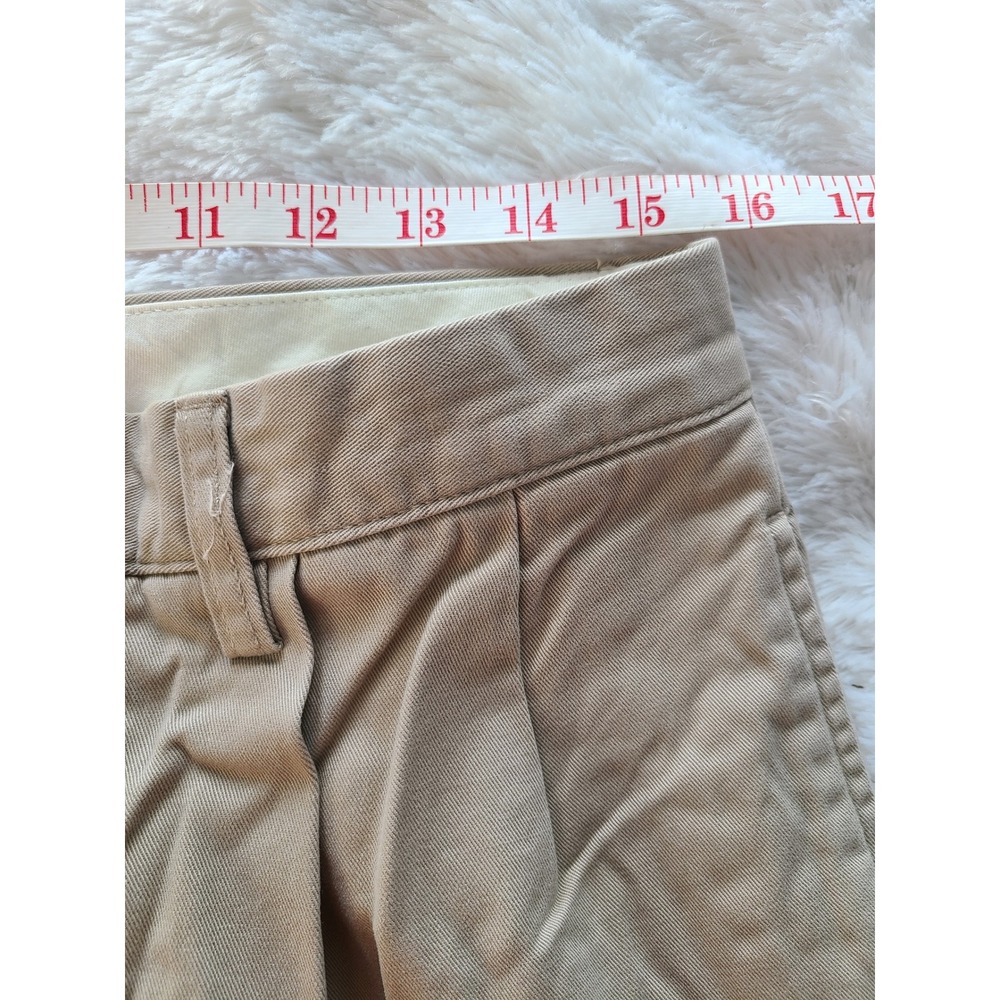 Vtg Polo Ralph Lauren Hammond Pant Mens 31x30 Tan Khaki Pleated Cuffed Chino NWT - Picture 3 of 10